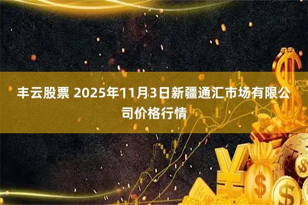 丰云股票 2025年11月3日新疆通汇市场有限公司价格行情