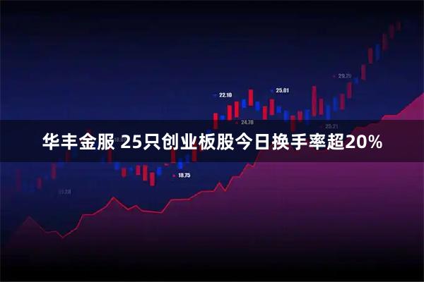 华丰金服 25只创业板股今日换手率超20%