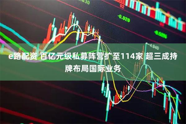 e路配资 百亿元级私募阵营扩至114家 超三成持牌布局国际业务